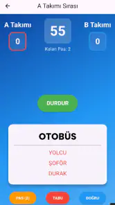 Tabu İnternetsiz Kelime Oyunu screenshot