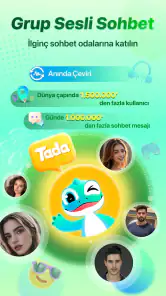 Tada - Sesli Sohbet Odaları screenshot