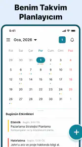 Takvim 2026 screenshot