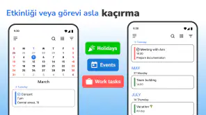 Takvim 2026: Basit Takvim screenshot
