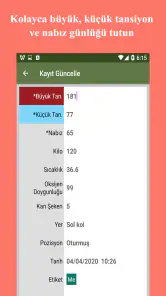 Tansiyon Takipçisi screenshot