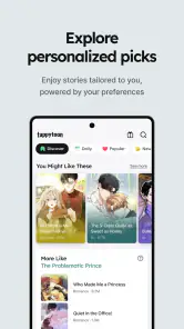 Tappytoon Komik, Webtoon Novel screenshot