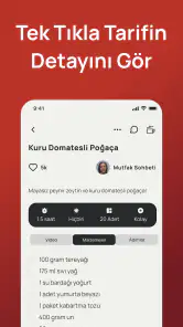 tarifist: yemek sosyal medyası screenshot