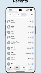 Telefon screenshot