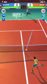 Tennis Clash: Çevrimiçi oyun screenshot
