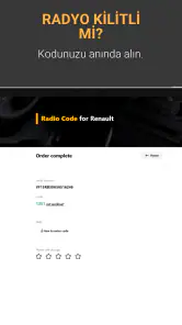 Teyp Kodu: Renault screenshot
