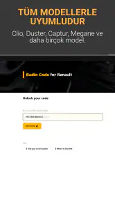 Teyp Kodu: Renault screenshot