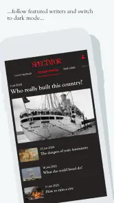 The Spectator Magazine screenshot