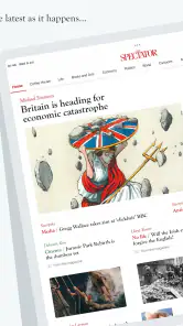 The Spectator Magazine screenshot