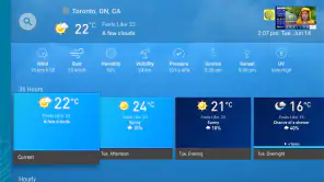 The Weather Network TV App screenshot