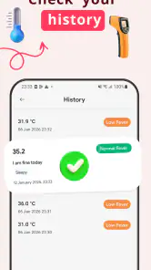Thermometer: Body Temperature screenshot