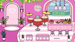 Tizi Şehri - Pembe Ev Dekoru screenshot