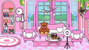 Tizi Şehri - Pembe Ev Dekoru screenshot
