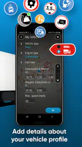 TomTom GO Expert: Truck GPS screenshot