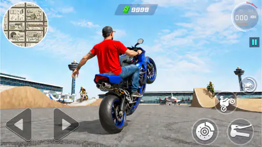 Traffic Bike: Wheelie Stunt 2