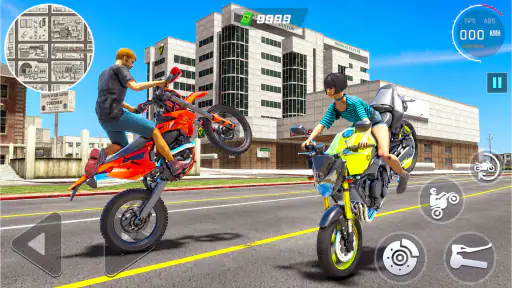Traffic Bike: Wheelie Stunt 3