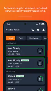 Trendyol Go Restoran Paneli screenshot