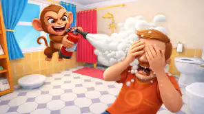 Tricky Monkey: House Prankster screenshot