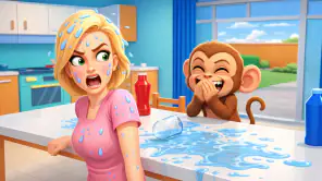 Tricky Monkey: House Prankster screenshot