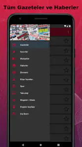 Tüm Gazeteler ve Haberler screenshot