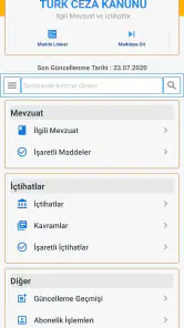 Türk Ceza Kanunu screenshot