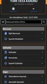 Türk Ceza Kanunu screenshot