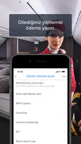 Türk Hava Yolları Uçak Bileti screenshot