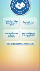 Türk Neonatoloji Derneği Mobil screenshot