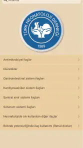 Türk Neonatoloji Derneği Mobil screenshot