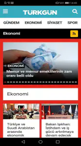 Türkgün Gazetesi screenshot