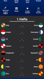 Türkiye Süper Lig Simülasyon 1