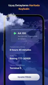 Uçuş Takibi : Canlı Radar screenshot