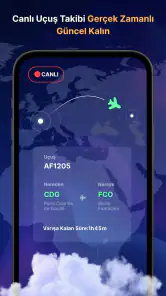 Uçuş Takibi : Canlı Radar screenshot