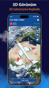 Uçuş Takip Cihazı - 3B Görünüm screenshot