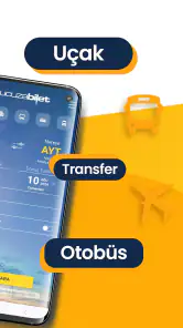 Ucuzabilet: Uçak, Otel, Otobüs screenshot