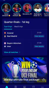 UEFA Champions League Official screenshot