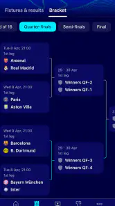 UEFA Champions League Official screenshot