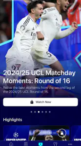 UEFA Champions League Official screenshot