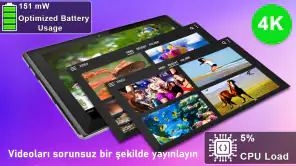 Ultra hd video oynatıcı screenshot