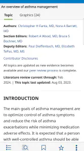 UpToDate screenshot