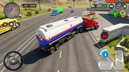 US Real Truck Driving Sim 3D 2