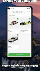 V Vehicles screenshot