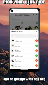 V Vehicles screenshot