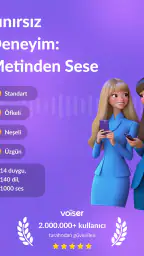 Voiser AI: Metin Seslendirme 6