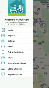 WarmShowers screenshot