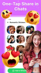 WASticker.ly Aşk Çıkartmaları screenshot
