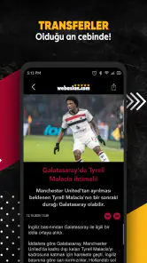 Webaslan - Galatasaray haber screenshot