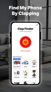 Whistle & Clap Find Phone screenshot