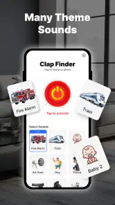 Whistle & Clap Find Phone screenshot