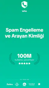 WHO Arayan Kimliği & Spam Blok screenshot